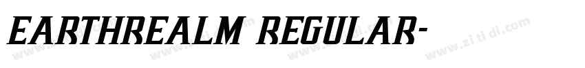 Earthrealm Regular字体转换